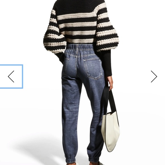 RAG & BONE Miramar Denim Printed Jogger Sweatpants Merest XS $225 - Picture 11 of 11